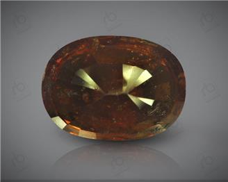 Natural Hessonite Garnet (Gomed) Certified  7.15 Cts ( 1219 )